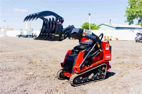 skid steer with grapple rental|skid steer post attachment rental.